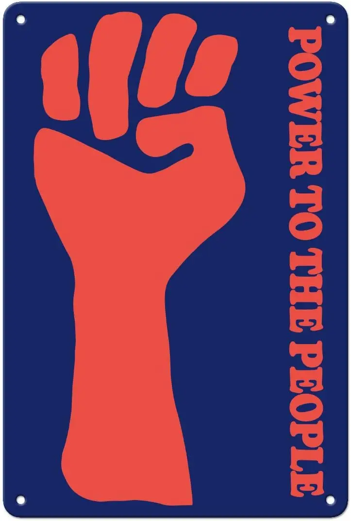 Power To The People - Party Vintage Political Poster c.1970- Metal Tin Sign-aluminum sign
Power To The People - Party Vintage Political Poster c.1970- Metal Tin Sign-aluminum sign