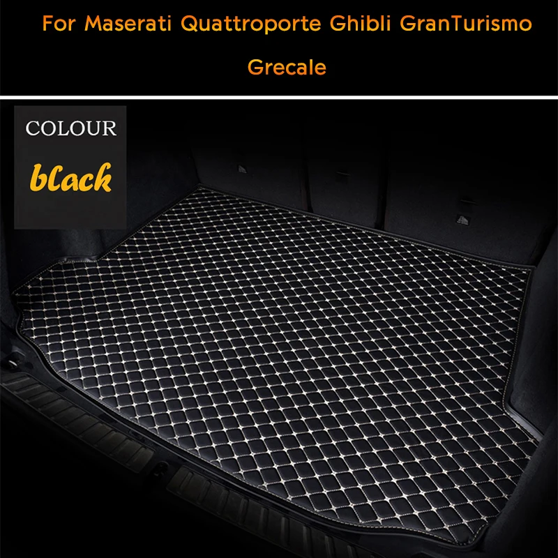 Кожаный коврик для багажника автомобиля Maserati Quattroporte Ghibli GranTurismo Grecale, детали интерьера, ковер, автомобильные аксессуары
Кожаный коврик для багажника автомобиля Maserati Quattroporte Ghibli GranTurismo Grecale, детали интерьера, ковер, автомобильные аксессуары