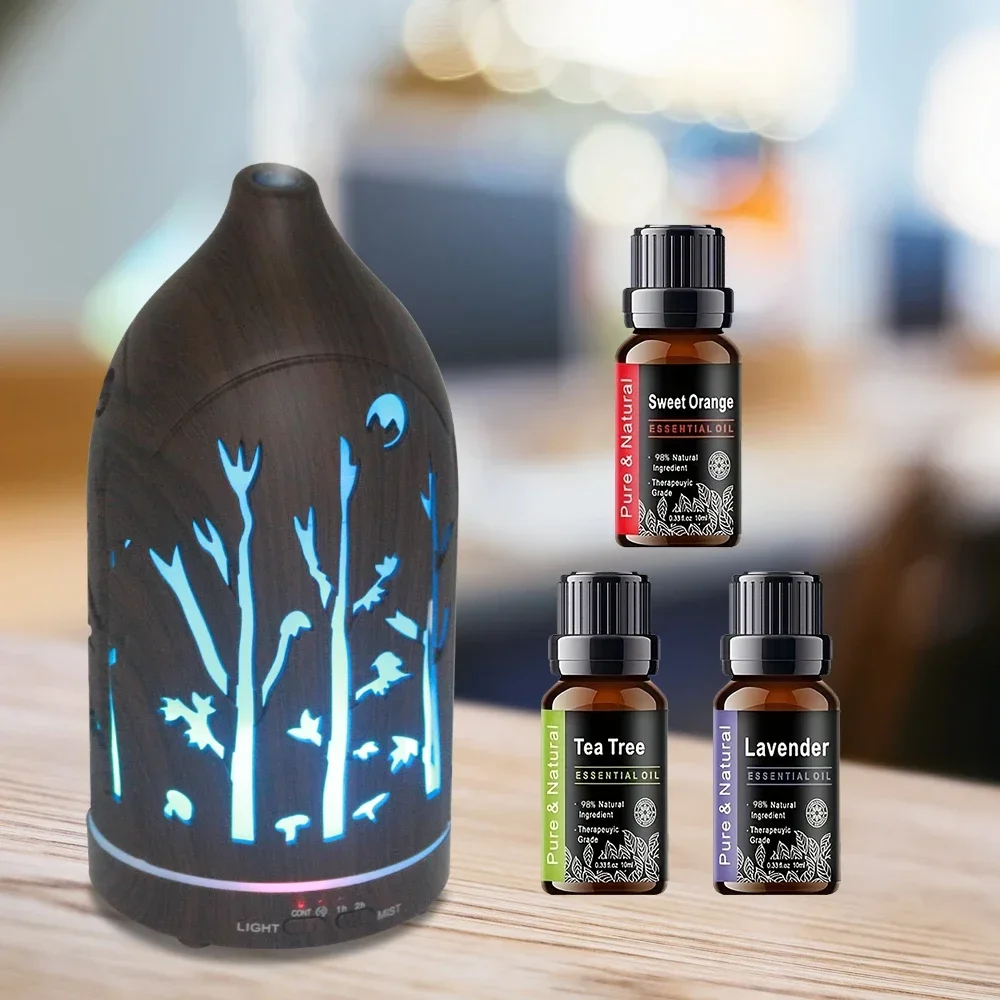 Ultrasonic Essential Oil Diffuser & Air Humidifier with Auto Shut-Off, 7-Color LED Night Light, Quiet Aroma Diffuser for Home, O
Ultrasonic Essential Oil Diffuser & Air Humidifier with Auto Shut-Off, 7-Color LED Night Light, Quiet Aroma Diffuser for Home, O