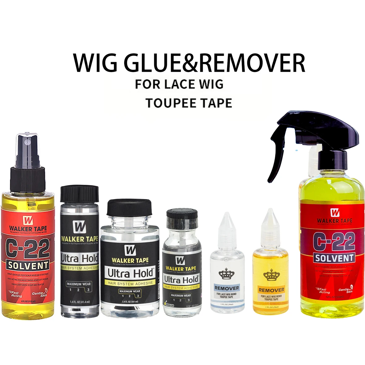 Lace Wig Tape Remover Set Scalp-Friendly Formula Mild Removal ,NON Residue,for Hair Toupee Glue Cleaner
Lace Wig Tape Remover Set Scalp-Friendly Formula Mild Removal ,NON Residue,for Hair Toupee Glue Cleaner