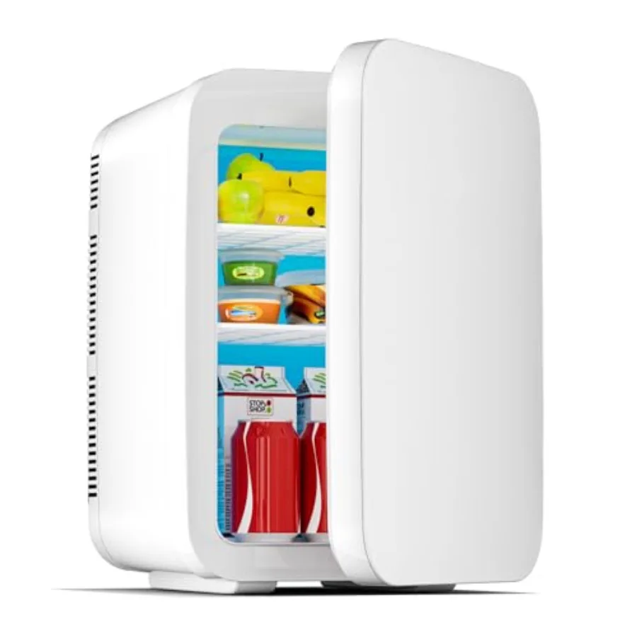Mini Fridge for Bedroom 10 Liter 15 Can Portable Refrigerator for Dorm Office Car Quiet Cooler Warmer for Food Drinks Makeup Sk
Mini Fridge for Bedroom 10 Liter 15 Can Portable Refrigerator for Dorm Office Car Quiet Cooler Warmer for Food Drinks Makeup Sk
