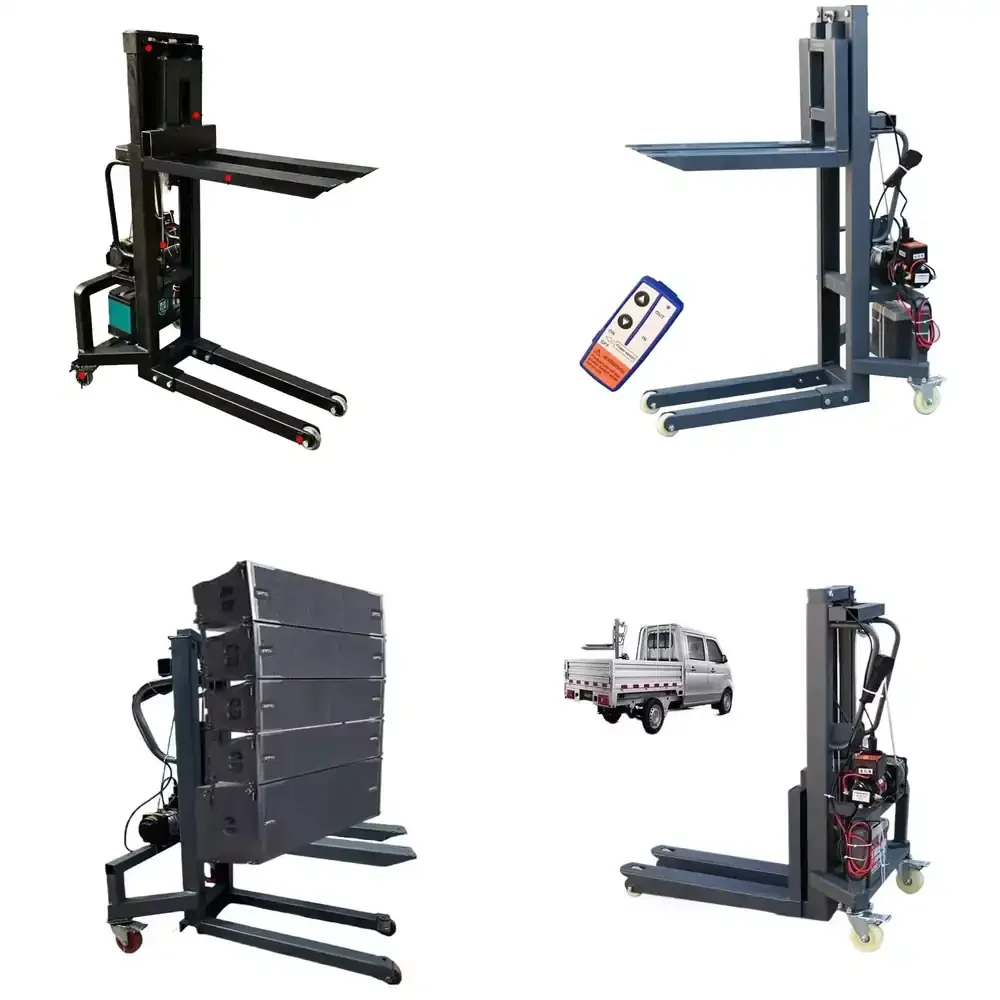 Price-Friendly 1.2/1.6m Adjustable Lifting Height Portable Forklift Electric Stacker Mini 300kg Load for Truck Cargo Handling
Price-Friendly 1.2/1.6m Adjustable Lifting Height Portable Forklift Electric Stacker Mini 300kg Load for Truck Cargo Handling