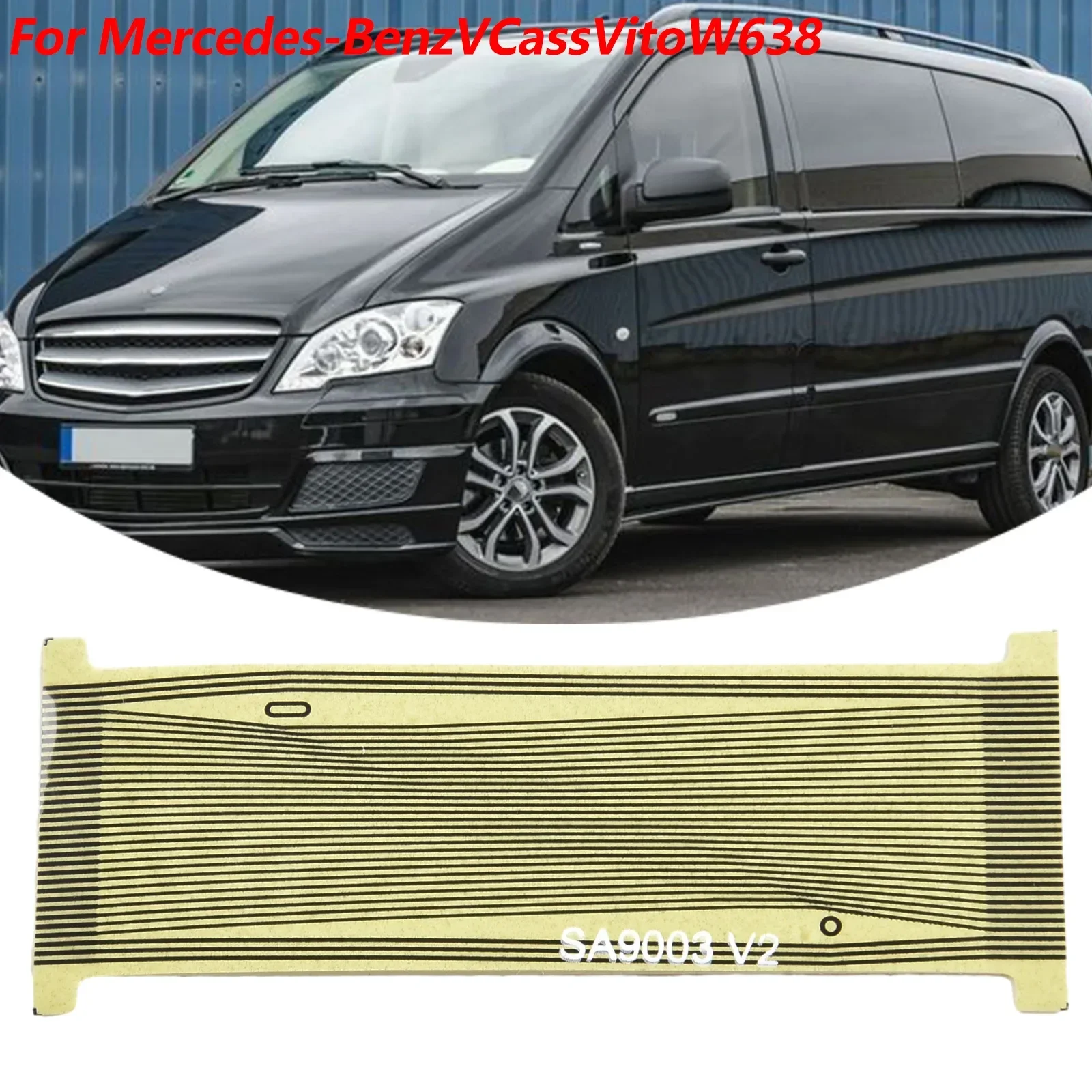 For Mercedes For Benz V Class Vito W638 Instrument Cluster Ribbon Cable Screen Pixel Repair Car LCD Screen Cable Repairer
For Mercedes For Benz V Class Vito W638 Instrument Cluster Ribbon Cable Screen Pixel Repair Car LCD Screen Cable Repairer