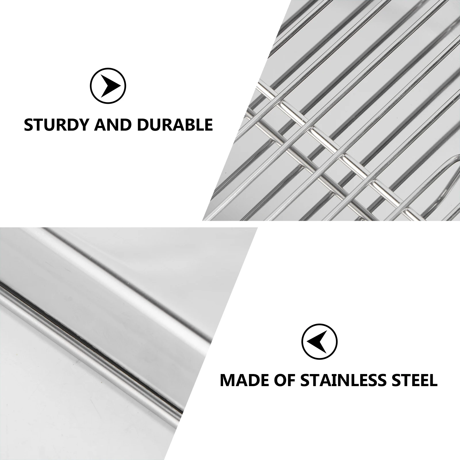 2pcs Stainless Steel Baking Sheet Draining Oil Pan Set With Grid Rack Dishwasher Safe Heavy Duty 23X17X2.5Cm Kitchen Baking Pan 
2pcs Stainless Steel Baking Sheet Draining Oil Pan Set With Grid Rack Dishwasher Safe Heavy Duty 23X17X2.5Cm Kitchen Baking Pan