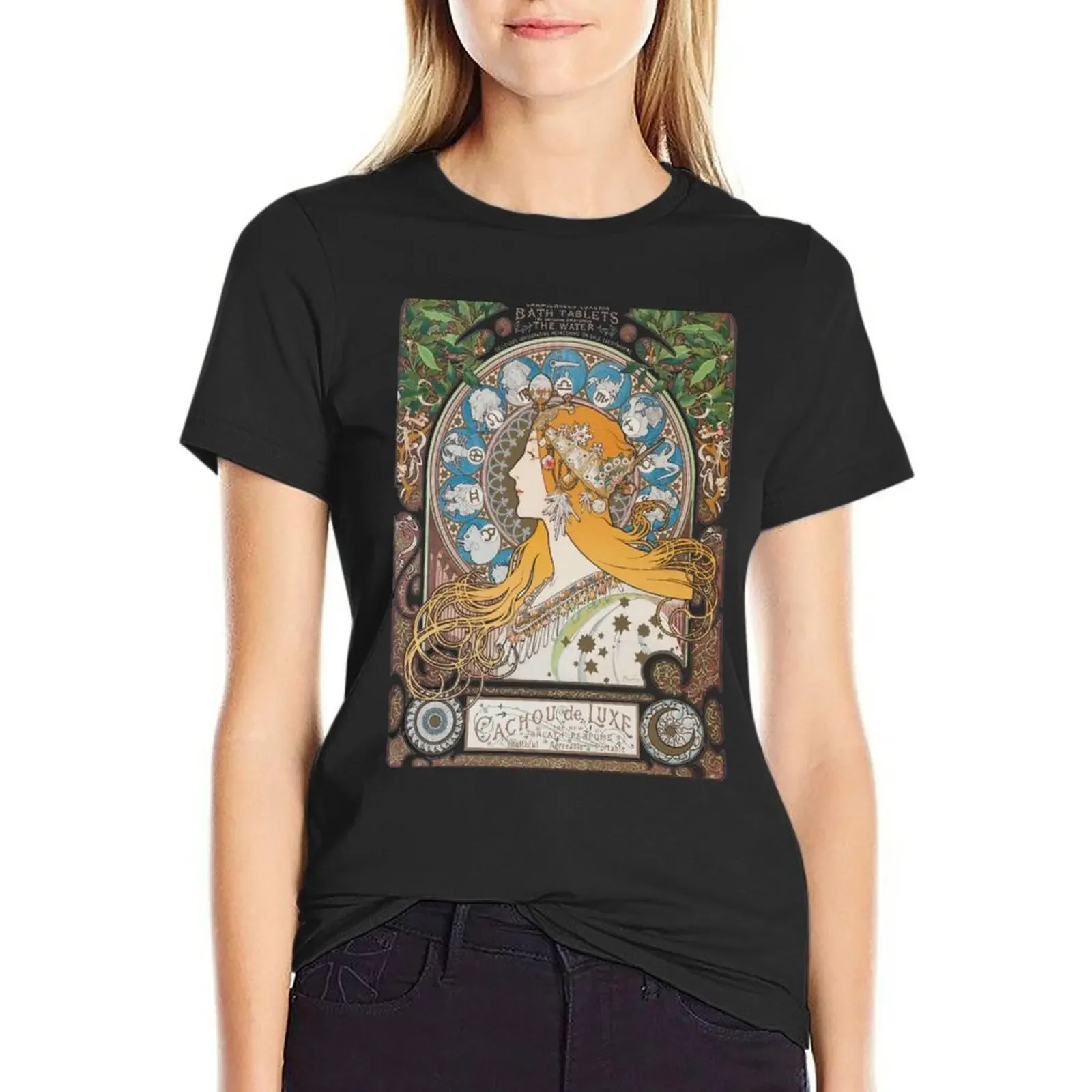 HD. Zodiac (First version), by Alphonse Mucha (1896) HIGH DEFINITION T-Shirt sublime graphics Women clothing
HD. Zodiac (First version), by Alphonse Mucha (1896) HIGH DEFINITION T-Shirt sublime graphics Women clothing