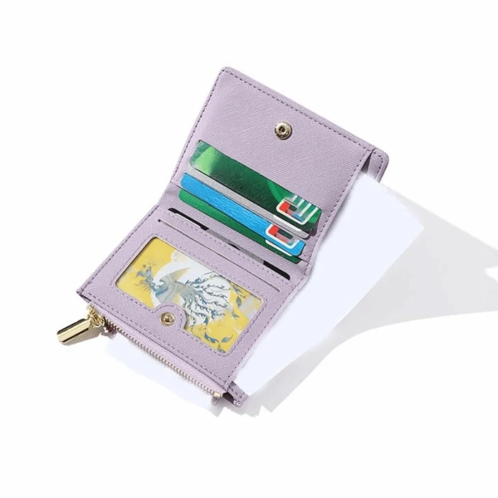 Elegant PU Leather PU Coin Purse Coin Pouch Korean Style Card Holders Clutch Short Card Pocket Short Wallet Women
Elegant PU Leather PU Coin Purse Coin Pouch Korean Style Card Holders Clutch Short Card Pocket Short Wallet Women