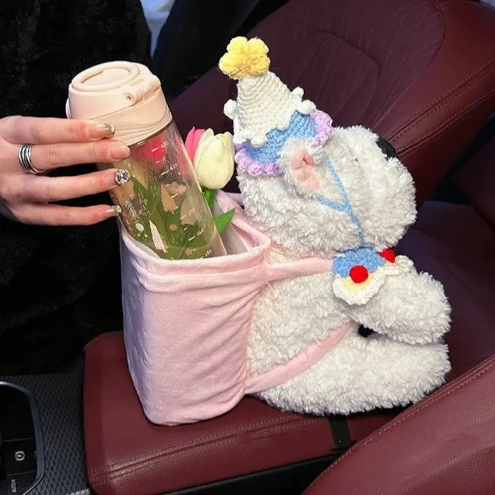 Tissue Holder Cartoon Car Tissue Box 2 in 1 Cute Dog Plush Trash Bins Creative Easy Install Dog Trash Can Interior Accessories
Tissue Holder Cartoon Car Tissue Box 2 in 1 Cute Dog Plush Trash Bins Creative Easy Install Dog Trash Can Interior Accessories