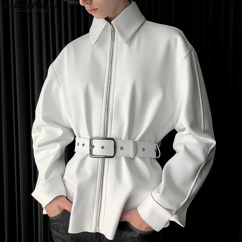 Fashion Casual Style Tops INCERUN Men's Zipper Design Jackets Coats Male Streetwear Loose Solid Long Sleeved Jackets S-5XL 2024
Fashion Casual Style Tops INCERUN Men's Zipper Design Jackets Coats Male Streetwear Loose Solid Long Sleeved Jackets S-5XL 2024