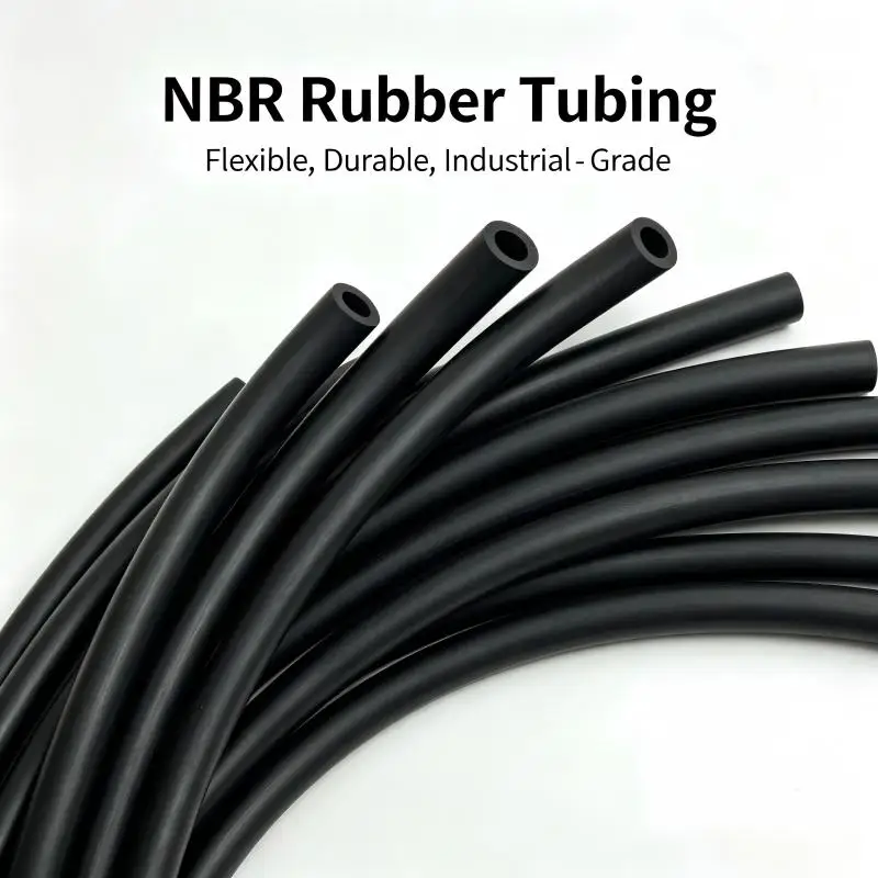 NBR Fuel Rubber Hose 5M Black ID6-19mm Oil & Heat Resistant Flexible Fuel Delivery Pipe Tubing
NBR Fuel Rubber Hose 5M Black ID6-19mm Oil & Heat Resistant Flexible Fuel Delivery Pipe Tubing