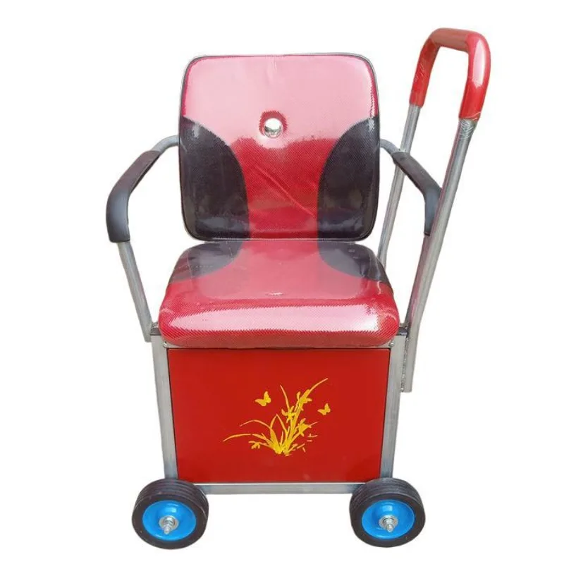 Trolley household transportation can be seated, push seat for the elderly to buy food, light manual
Trolley household transportation can be seated, push seat for the elderly to buy food, light manual