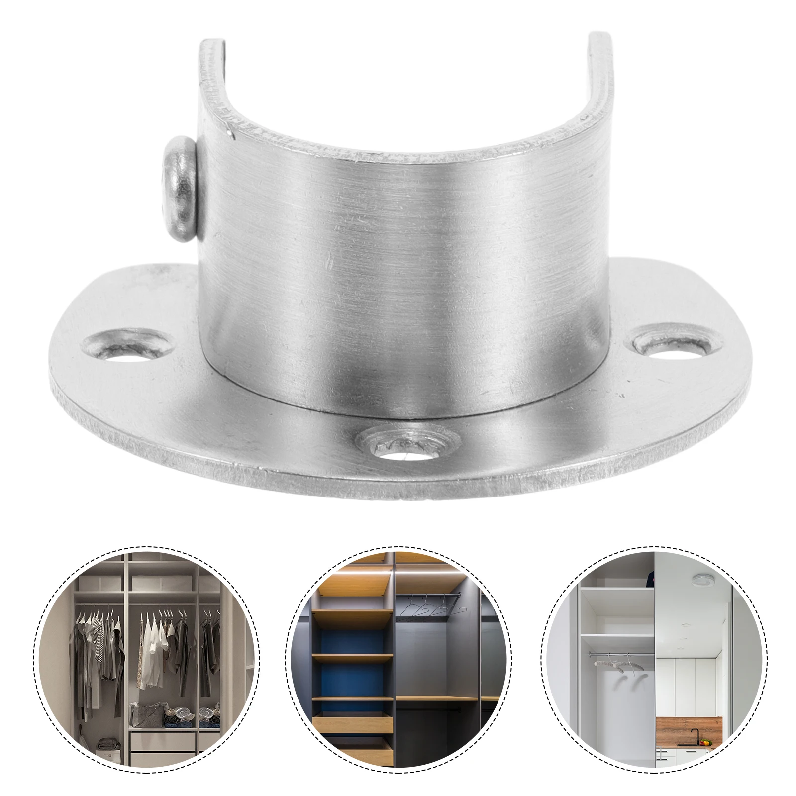 Stainless Steel Flange Seat Durable Black Open Design Holder Round Tube Space Saving Cabinet Adjustable Support Pole Retractable
Stainless Steel Flange Seat Durable Black Open Design Holder Round Tube Space Saving Cabinet Adjustable Support Pole Retractable