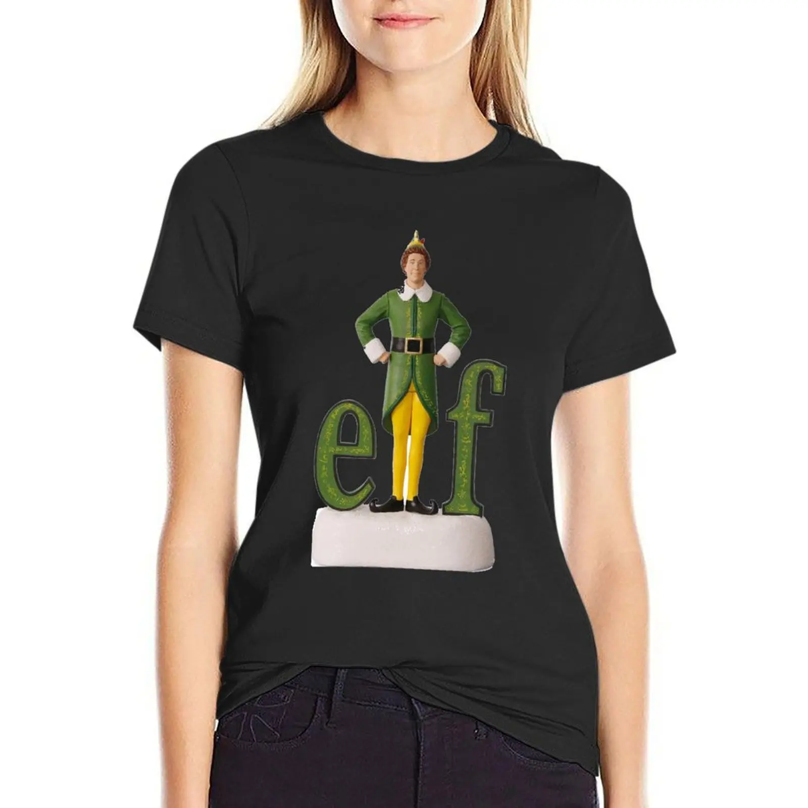 Buddy The Elf T-Shirt sublime summer clothes animal print t-shirts for Women graphic tees funny
Buddy The Elf T-Shirt sublime summer clothes animal print t-shirts for Women graphic tees funny