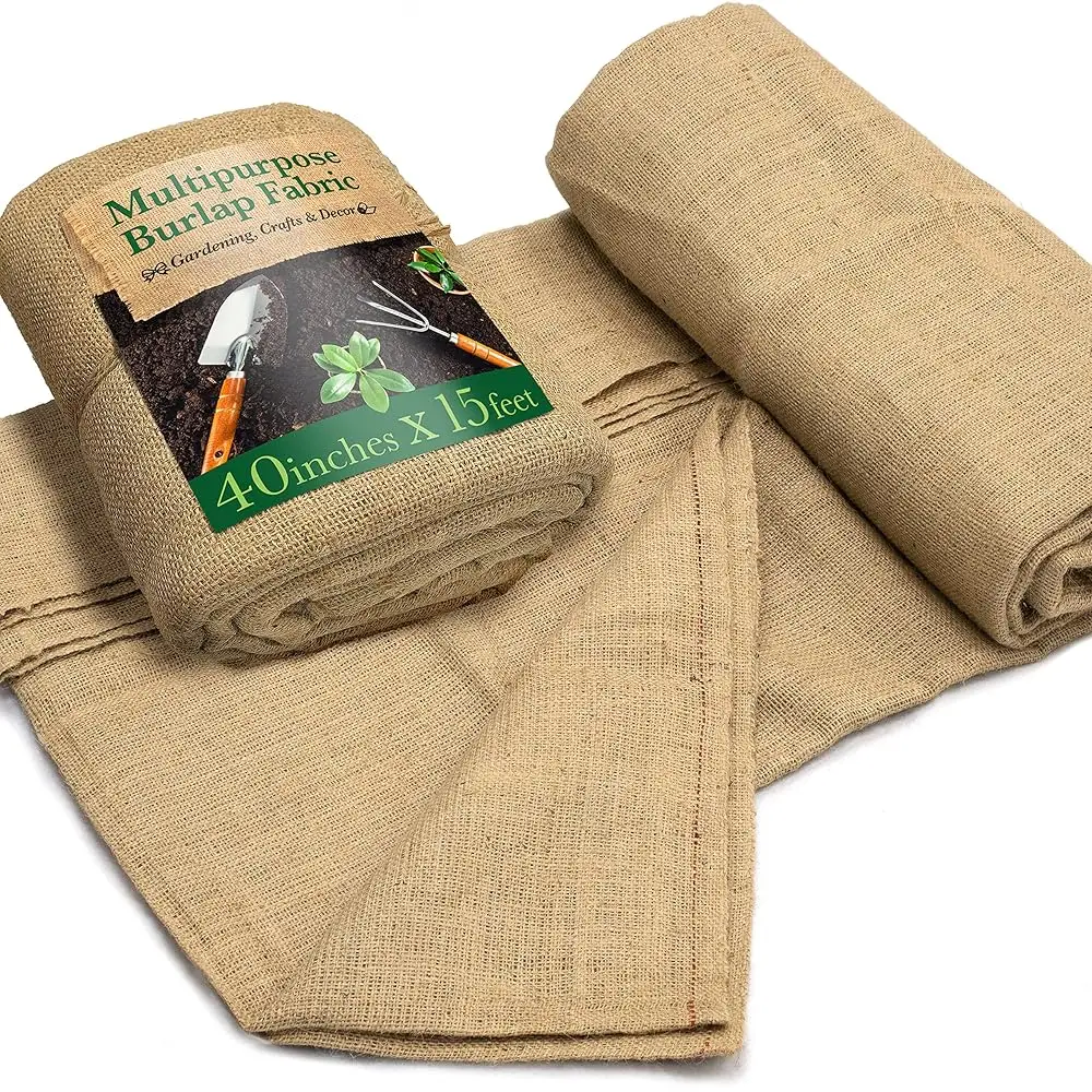 40\ x15 Feet Gardening Burlap Roll - Multipurpose Natural Burlap Fabric, High Density Jute Fiber Material for Decorations, C
40\ x15 Feet Gardening Burlap Roll - Multipurpose Natural Burlap Fabric, High Density Jute Fiber Material for Decorations, C