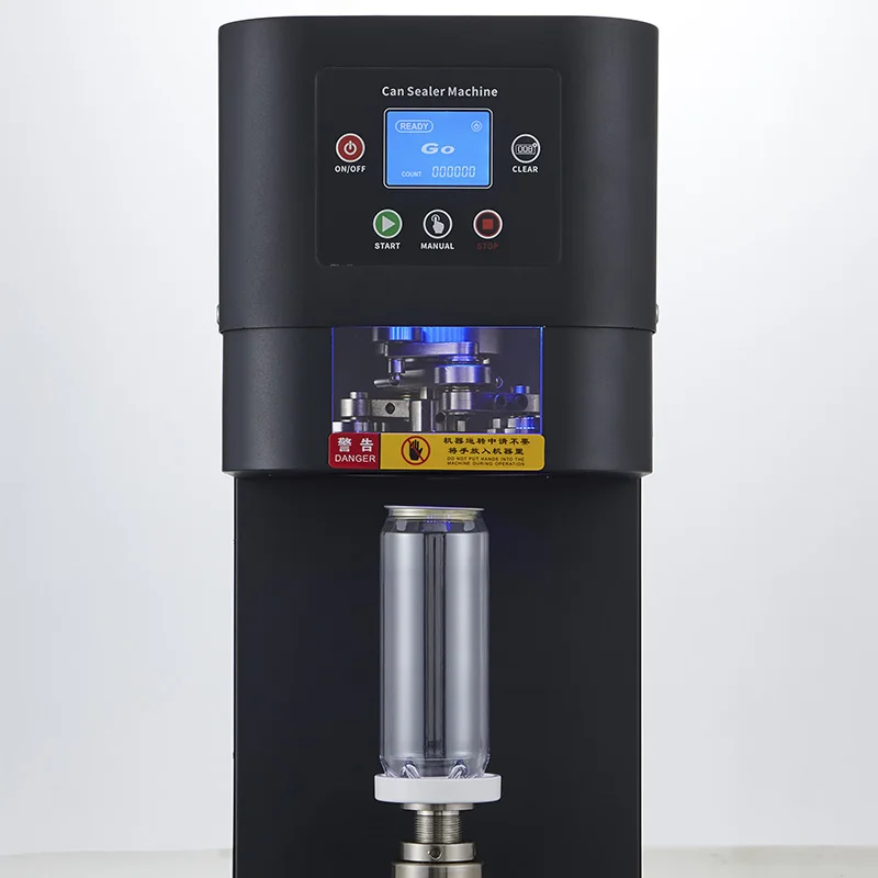 Automatic PET Can Sealing Machine For Beverage Cans Safe Stable Seaming For Juice Coffee Milk Tea
Automatic PET Can Sealing Machine For Beverage Cans Safe Stable Seaming For Juice Coffee Milk Tea