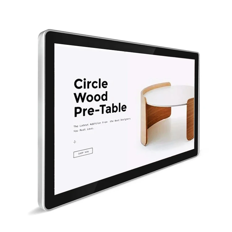 Wall-Mounted Android 11 LCD Advertising Display 2GB RAM 10-Point Touch Built-In Wi-Fi/BT/PoE Built-In Speaker Metal Case HD
Wall-Mounted Android 11 LCD Advertising Display 2GB RAM 10-Point Touch Built-In Wi-Fi/BT/PoE Built-In Speaker Metal Case HD