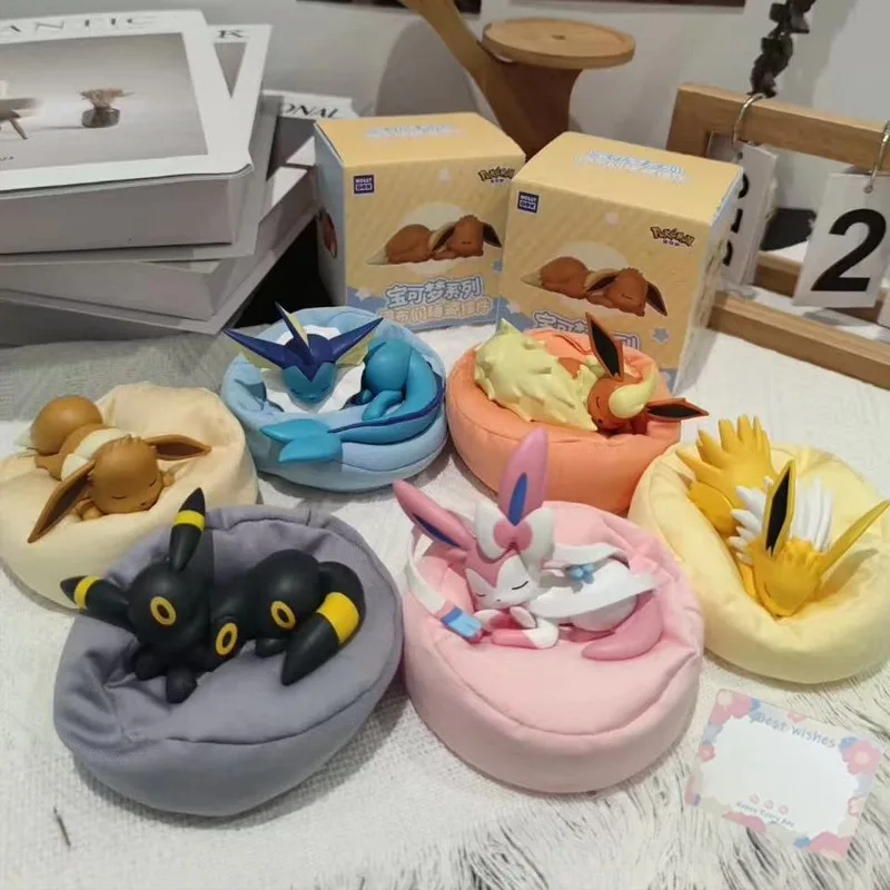 Pokemon Eeveelution Espeon Vaporeon Leafeon Flareon Jolteon Anime Figure Sleep Series Blind Box Toys Collection Ornaments Gifts
Pokemon Eeveelution Espeon Vaporeon Leafeon Flareon Jolteon Anime Figure Sleep Series Blind Box Toys Collection Ornaments Gifts