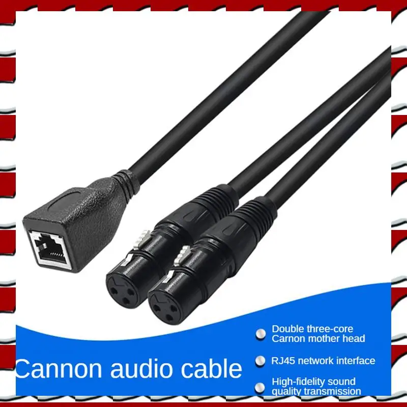T35C 2Pcs Dual 3Pin XLR Female To RJ45 Adapter RJ45 To Dual XLR DMX Cable For DMX-CON Controller Series And Recording Studio
T35C 2Pcs Dual 3Pin XLR Female To RJ45 Adapter RJ45 To Dual XLR DMX Cable For DMX-CON Controller Series And Recording Studio