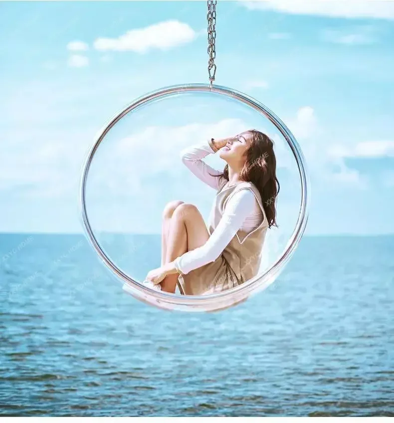Bubble Chair Hanging Ball Space Chair Glass Ball Hanging Chair Hanging Basket Nordic Outdoor Swing Transparent Hammock Chair
Bubble Chair Hanging Ball Space Chair Glass Ball Hanging Chair Hanging Basket Nordic Outdoor Swing Transparent Hammock Chair