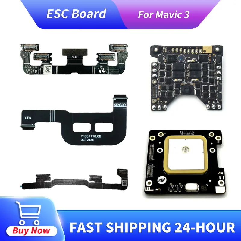 Mavic 3 Main Camera Flex Cable Front&Rear Vision Flex Cable ESC Control Board&GPS Module Board Durable Repair Replacement Parts
Mavic 3 Main Camera Flex Cable Front&Rear Vision Flex Cable ESC Control Board&GPS Module Board Durable Repair Replacement Parts