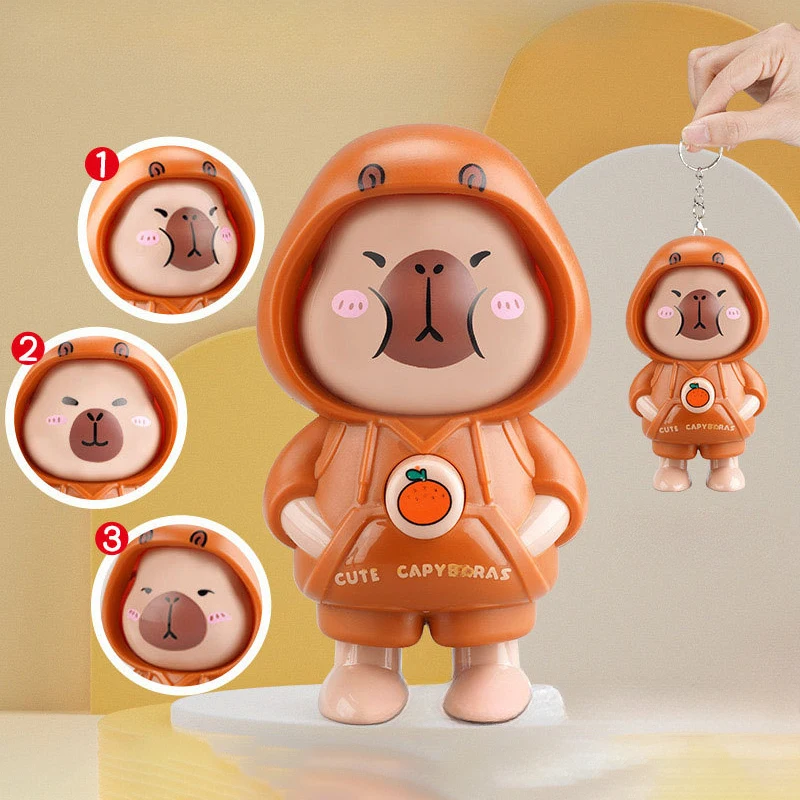 1-20PCS Capybara Press Face Doll Keychain Quirky Doll Cartoon Handpiece Small Ornaments Children's Gifts Cute Bag Charm
1-20PCS Capybara Press Face Doll Keychain Quirky Doll Cartoon Handpiece Small Ornaments Children's Gifts Cute Bag Charm