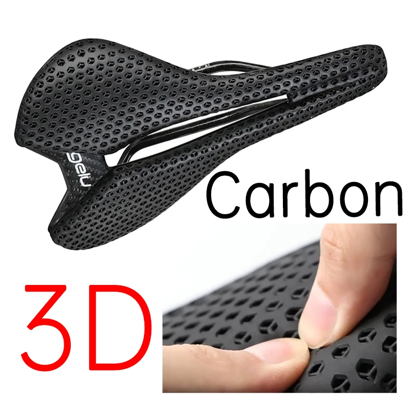 GELU 3D Printed Road Bike Carbon Saddle Comfortable Ergonomic Bicycle seat Hollow Green Seat Cushion For Men Women
GELU 3D Printed Road Bike Carbon Saddle Comfortable Ergonomic Bicycle seat Hollow Green Seat Cushion For Men Women