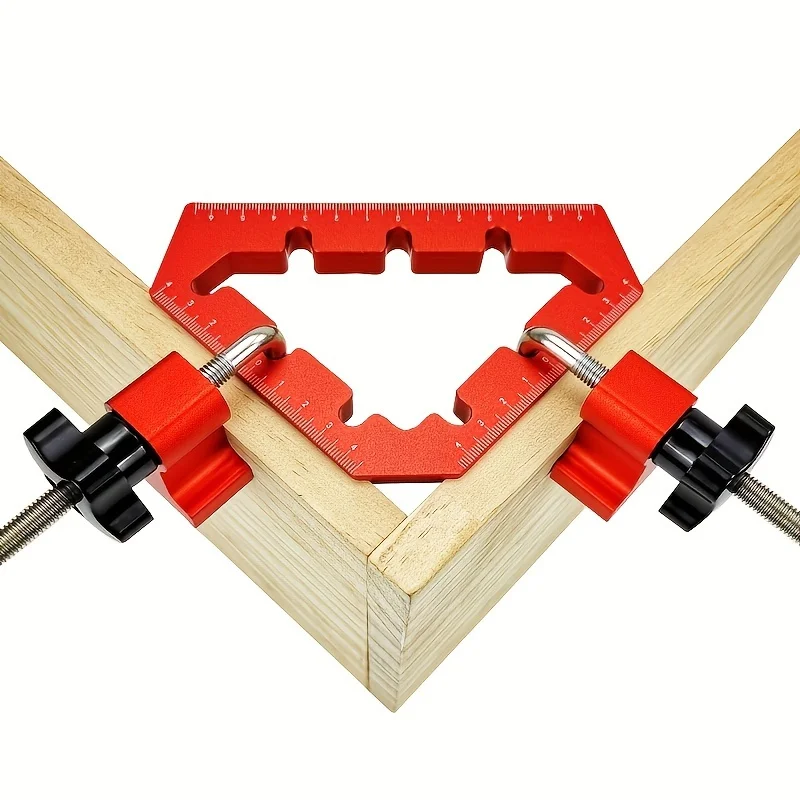 1Pcs 90 and 45 Degree Angle Clamp Kit with Fixer Aluminum Alloy Corner Clamp Precise Right Angle and Acute Angle Clamp
1Pcs 90 and 45 Degree Angle Clamp Kit with Fixer Aluminum Alloy Corner Clamp Precise Right Angle and Acute Angle Clamp