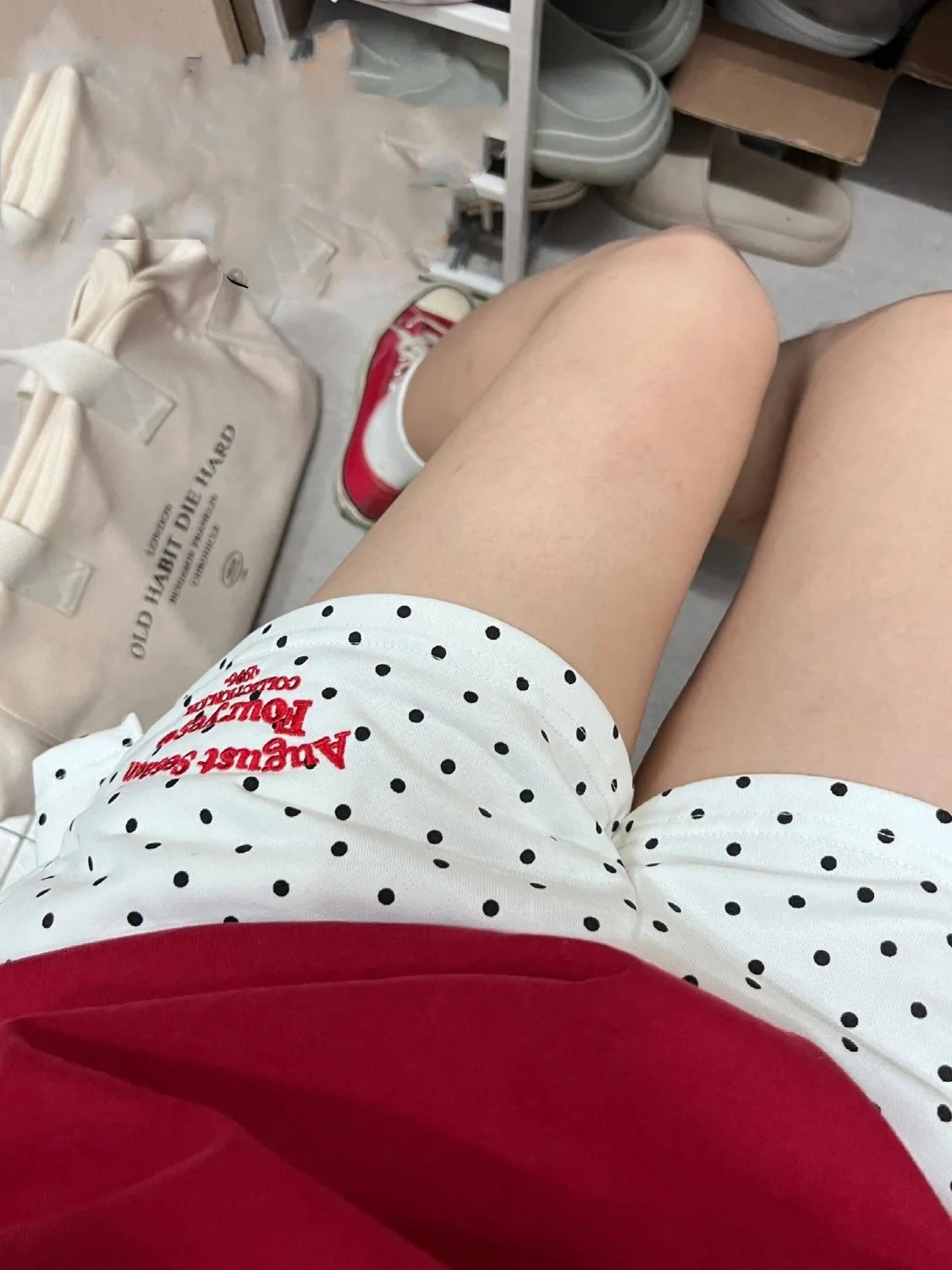 American Style High Waist Polka Dot Embroidered Letter Shorts Casual Sporty Loose Wide Leg Hot Pants Cotton Youthful Energy
American Style High Waist Polka Dot Embroidered Letter Shorts Casual Sporty Loose Wide Leg Hot Pants Cotton Youthful Energy