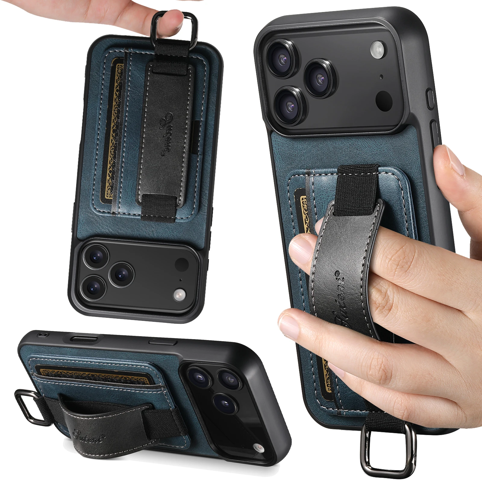 Wrist strap Wallet case for iphone 17 pro max, 17 Air,17E Leather Card holder Slot Cover
Wrist strap Wallet case for iphone 17 pro max, 17 Air,17E Leather Card holder Slot Cover