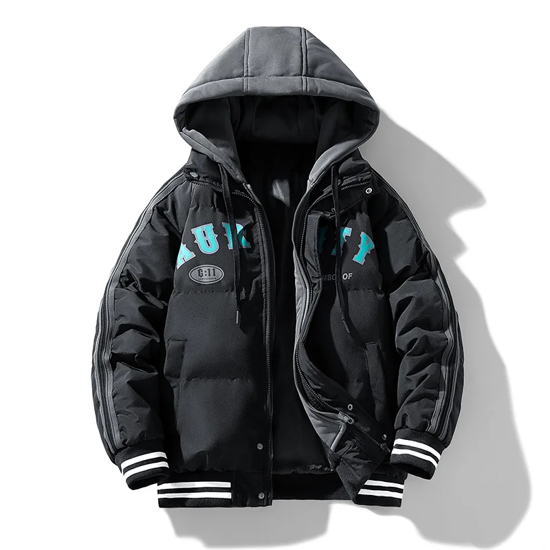 Fake Two Printed Casual Hooded Cotton-padded Coat Quality Fabric Comfortable Skin Breathable Crisp Type Wear Resistance Scratch
Fake Two Printed Casual Hooded Cotton-padded Coat Quality Fabric Comfortable Skin Breathable Crisp Type Wear Resistance Scratch