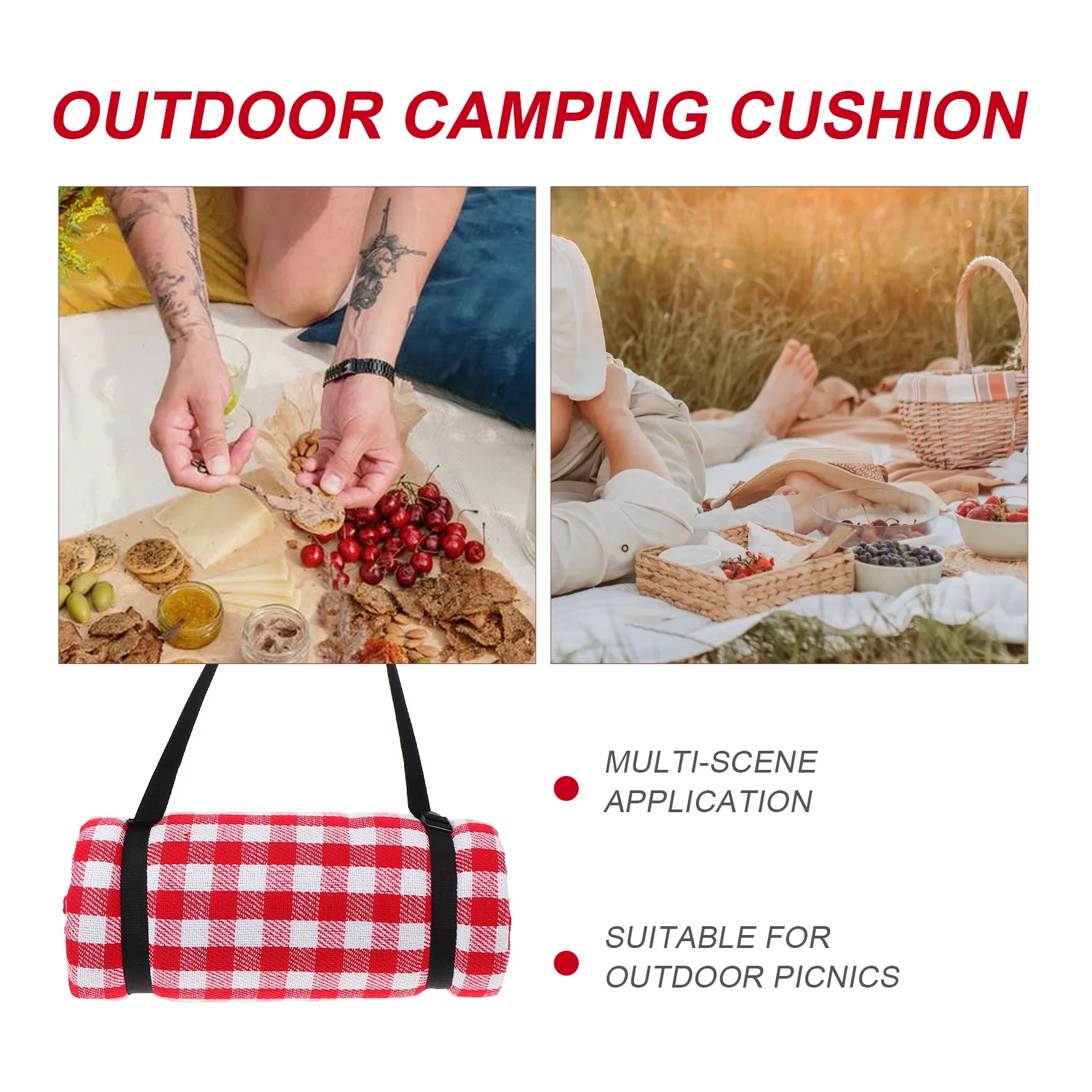 Camping Pad Waterproof and Moisture-proof Picnic Mat Outdoor Thick Beach Blanket Cushion Red Thicken Thickened Travel
Camping Pad Waterproof and Moisture-proof Picnic Mat Outdoor Thick Beach Blanket Cushion Red Thicken Thickened Travel