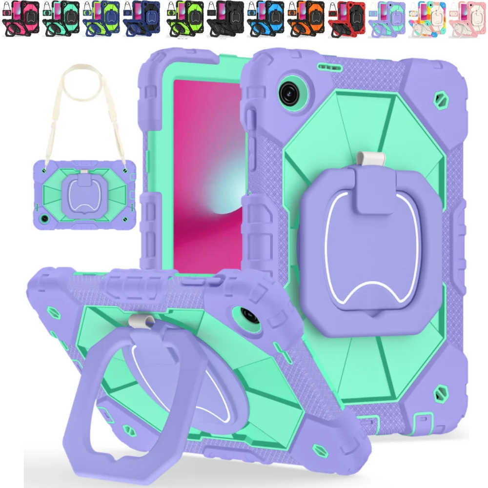 Heavy Duty Case for T-Mobile Revvl Tab 2 10.1 inch 2025 Silicone + PC Shockproof Stand Cover for Revvl Tab2 5G 10.1" with Strap
Heavy Duty Case for T-Mobile Revvl Tab 2 10.1 inch 2025 Silicone + PC Shockproof Stand Cover for Revvl Tab2 5G 10.1" with Strap