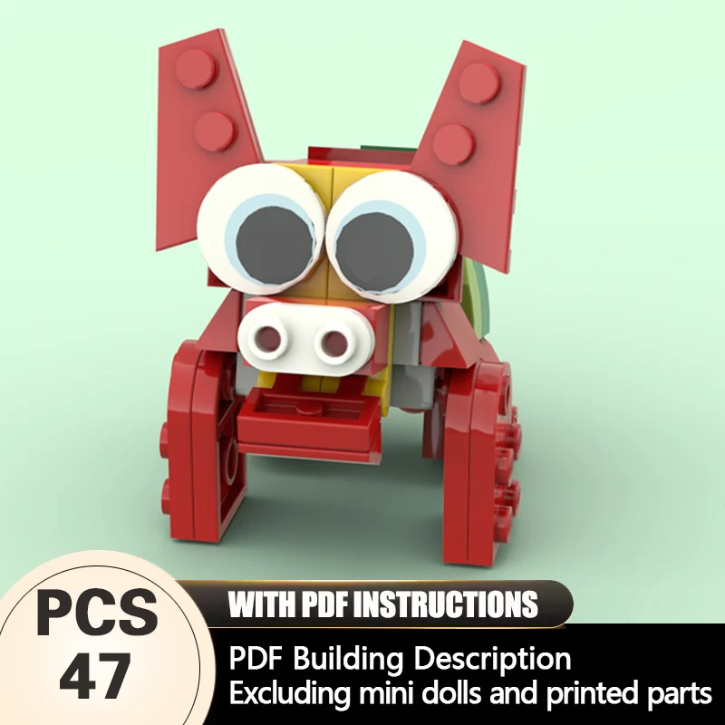 Creators Animal Series Model MOC Building Bricks Small Red Pig Modular Technology Gifts Holiday Assemble Children Toys Suit
Creators Animal Series Model MOC Building Bricks Small Red Pig Modular Technology Gifts Holiday Assemble Children Toys Suit