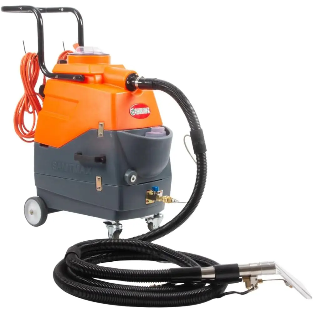 Commercial Heated Carpet & Upholstery Extractor Machine, 160 PSI Hot Water Cleaner, 1.34 HP Vacuum, 149°F Heater, 4.8-Gal and 5.
Commercial Heated Carpet & Upholstery Extractor Machine, 160 PSI Hot Water Cleaner, 1.34 HP Vacuum, 149°F Heater, 4.8-Gal and 5.