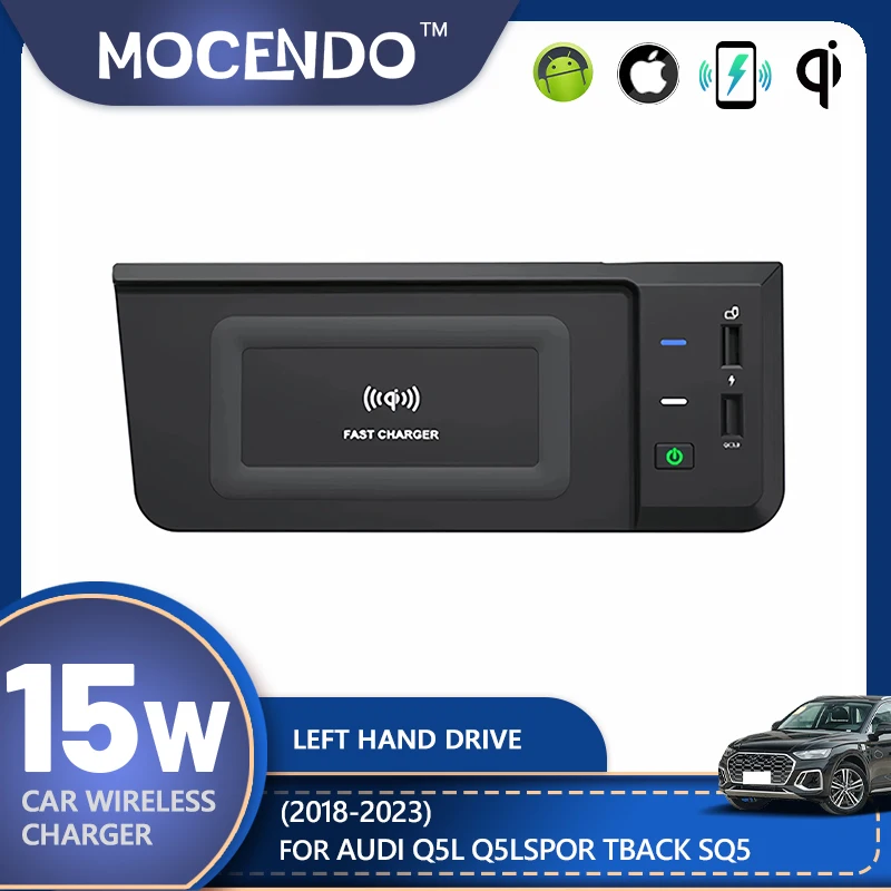 For Audi Q5L Sportback SQ5 2018-2023 15W Car Qi Wireless Charger Panel Fast Charger car charger adapter cars accessories
For Audi Q5L Sportback SQ5 2018-2023 15W Car Qi Wireless Charger Panel Fast Charger car charger adapter cars accessories