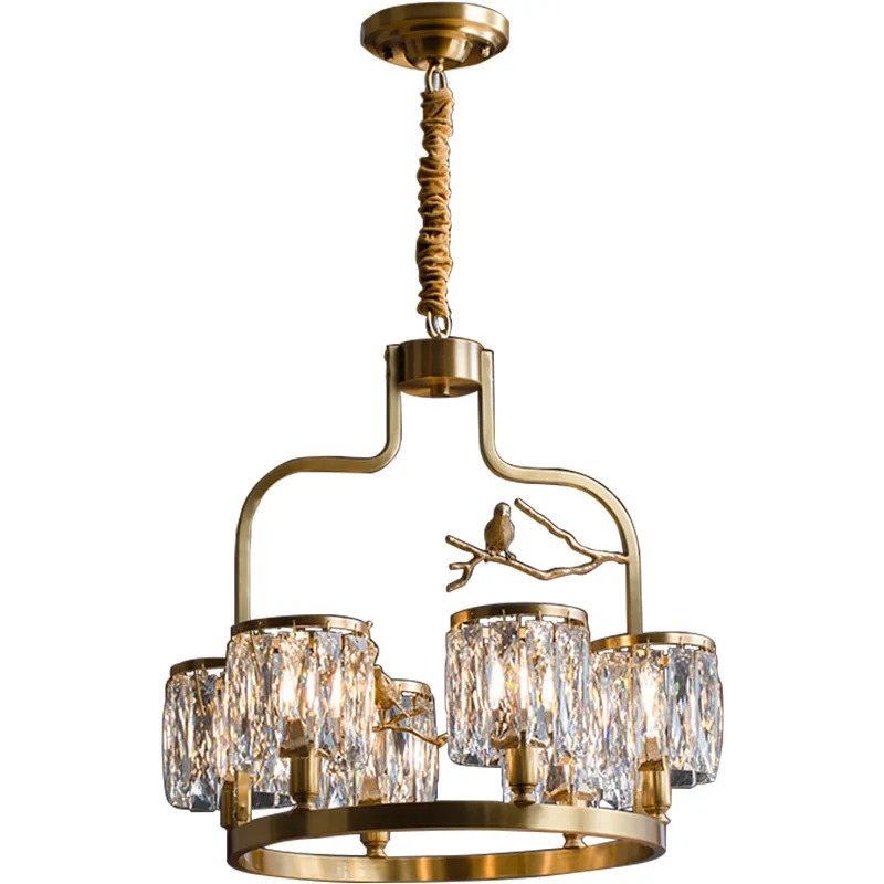 Copper meal chandelier Nordic postmodern simple American restaurant chandelier bird creative brass 
Copper meal chandelier Nordic postmodern simple American restaurant chandelier bird creative brass