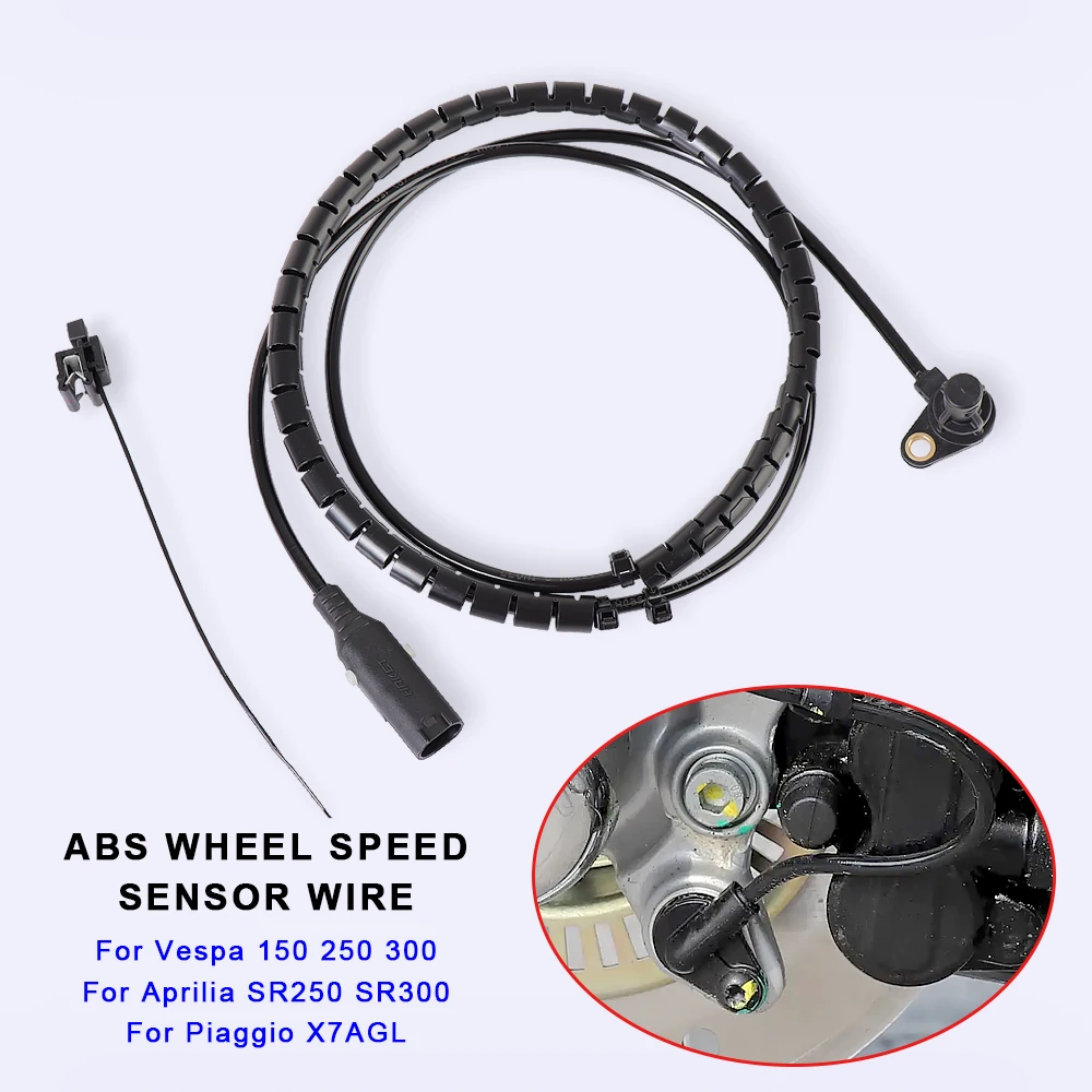 Front Rear ABS Wheel Speed Sensor Silicone Wire For Aprilia SR250 SR300 Vespa 150 250 300 Piaggio X7AGL Motorcycle Accessories
Front Rear ABS Wheel Speed Sensor Silicone Wire For Aprilia SR250 SR300 Vespa 150 250 300 Piaggio X7AGL Motorcycle Accessories