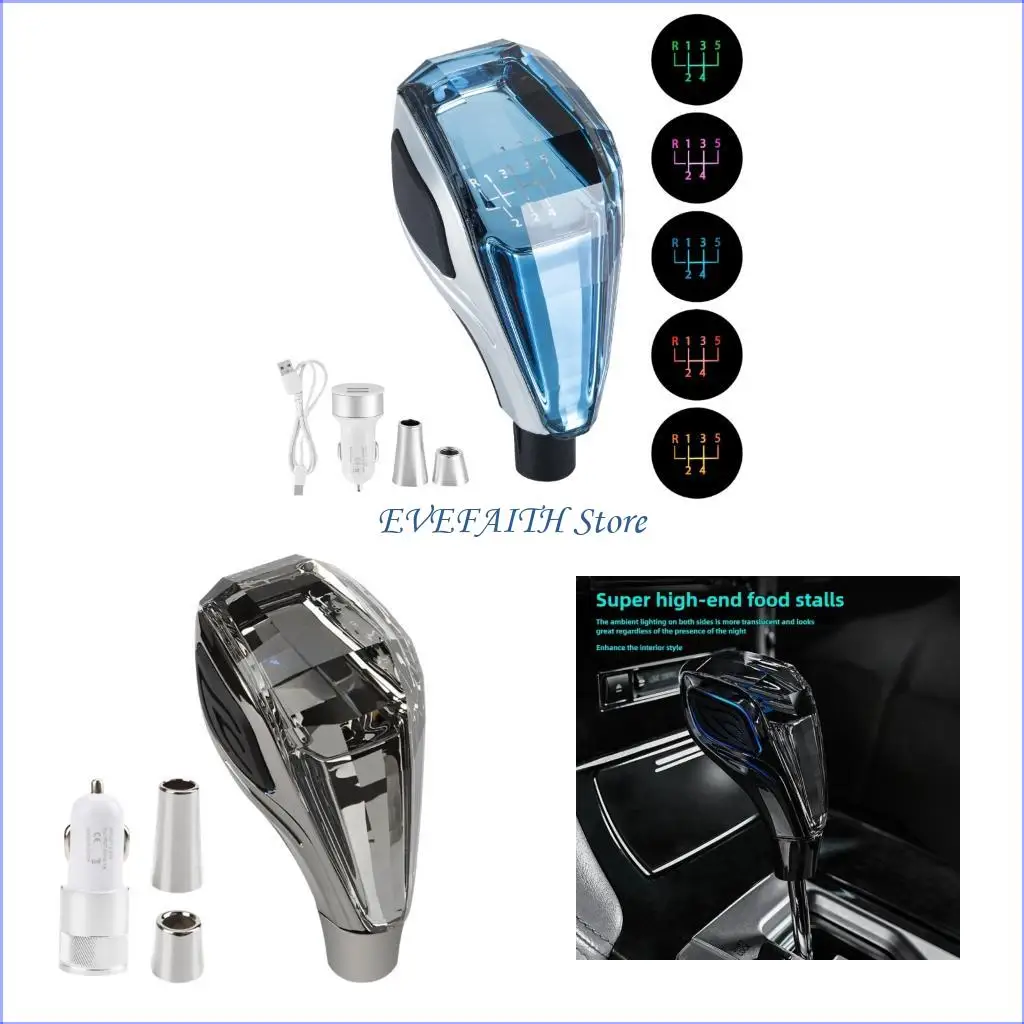 124B Dynamic Light Effect Gear Knob For Cars Easy Installation Ergonomic Shifter Knob
124B Dynamic Light Effect Gear Knob For Cars Easy Installation Ergonomic Shifter Knob