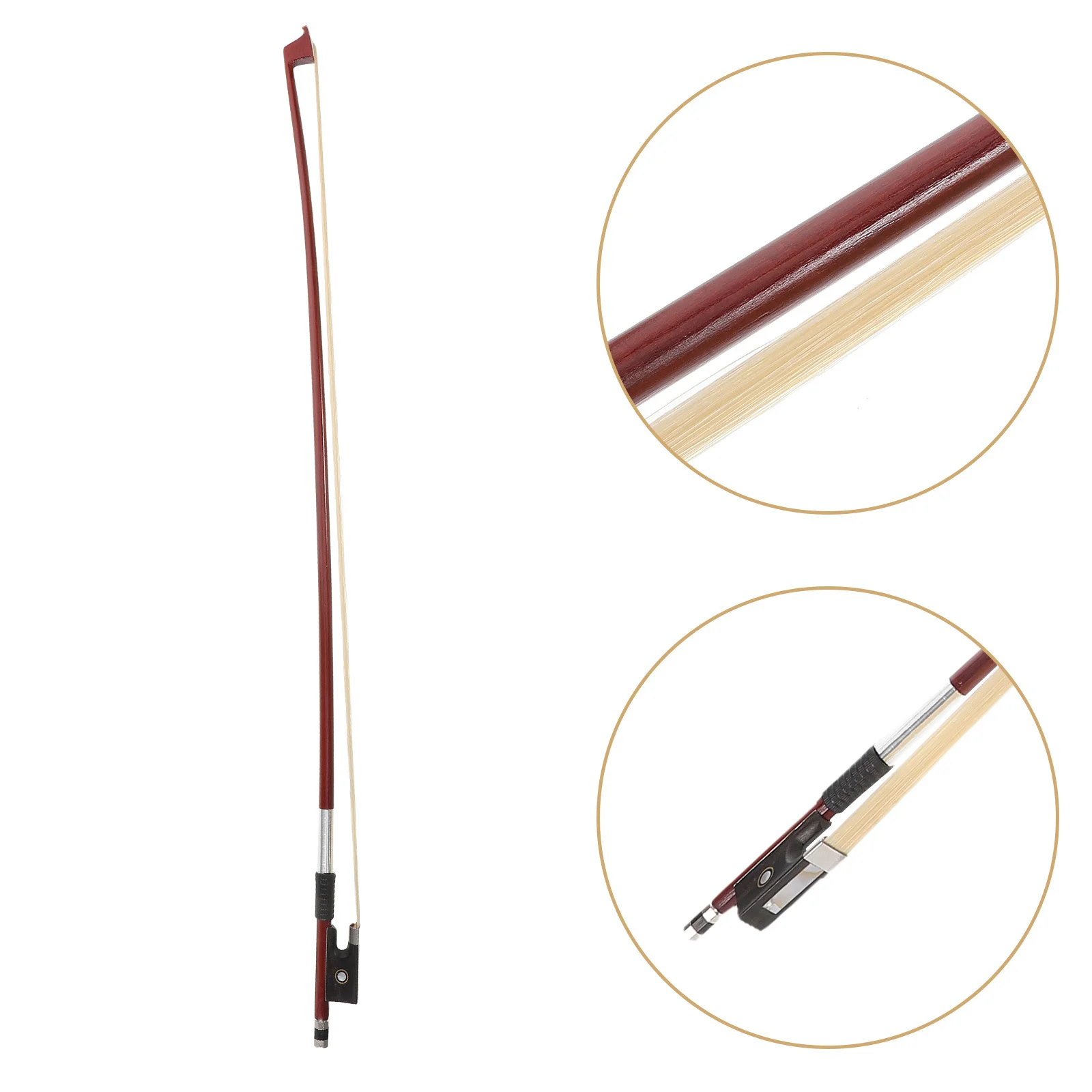 Sandalwood Half Size Violin Bow Ebony Frog Parisian Eyes Design Straight Hair for Beginners Advanced Students Practice
Sandalwood Half Size Violin Bow Ebony Frog Parisian Eyes Design Straight Hair for Beginners Advanced Students Practice