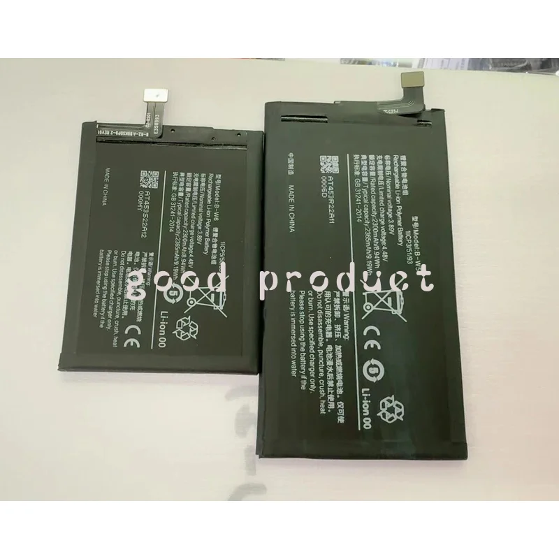 New B-W5 B-W6 For vivo X Fold+/Plus foldable screen mobile phone battery V2229A 2365mAh
New B-W5 B-W6 For vivo X Fold+/Plus foldable screen mobile phone battery V2229A 2365mAh