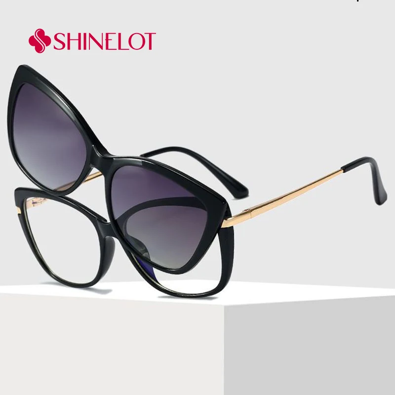 95829 New Carft Clip on Sunglasses Polarization Optical Magnetic Sun Glasses UV400 Female Shades Casual Glasses for Modern Lady 
95829 New Carft Clip on Sunglasses Polarization Optical Magnetic Sun Glasses UV400 Female Shades Casual Glasses for Modern Lady
