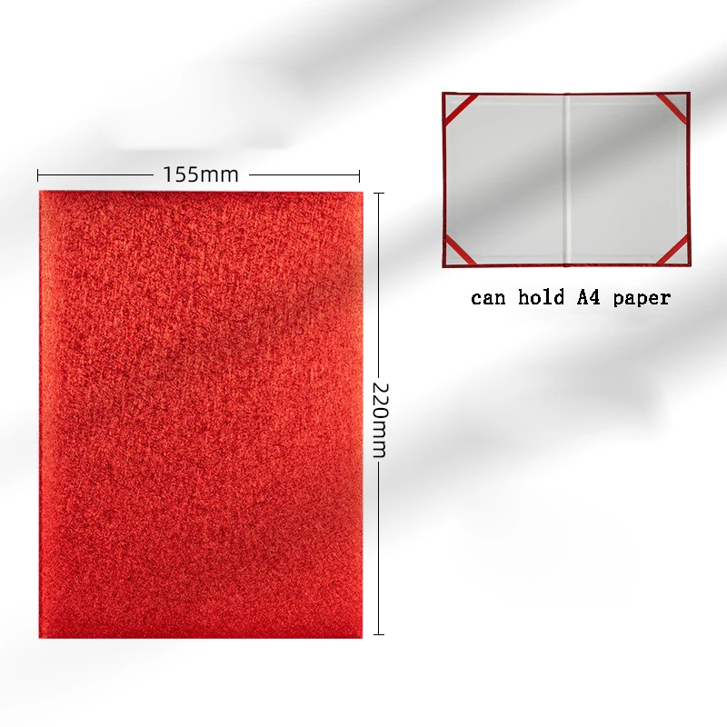 165x230MM Cover For A4 Papers Excellent Honor Certificate Award Holder No Inserts
165x230MM Cover For A4 Papers Excellent Honor Certificate Award Holder No Inserts