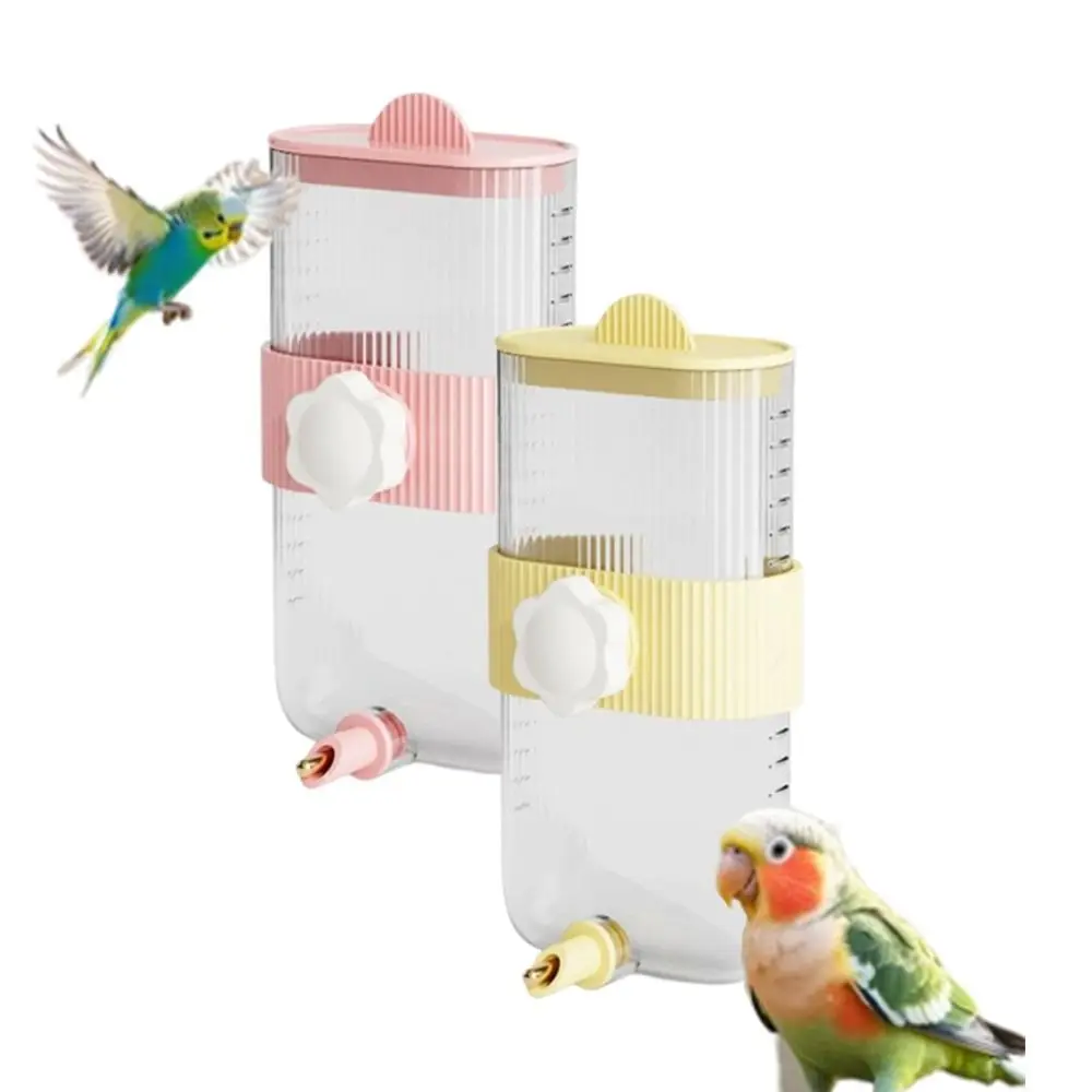 Wall Mount Bird Water Drinker 360ML No Drip Parrot Water Bottle Portable with Scale Rabbit Water Dispenser for Bird Cage
Wall Mount Bird Water Drinker 360ML No Drip Parrot Water Bottle Portable with Scale Rabbit Water Dispenser for Bird Cage