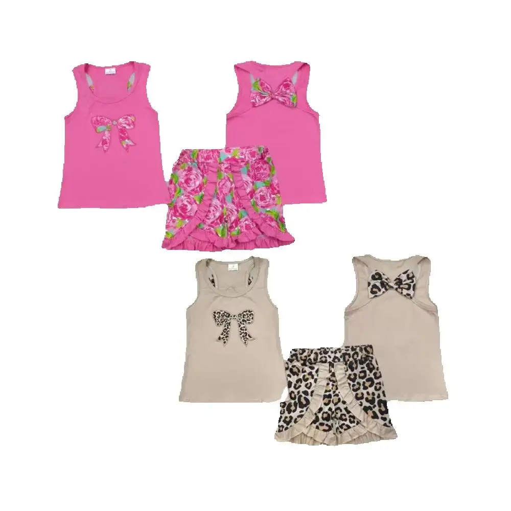 Bow Embroidery Tank Top Ruffle Shorts Girls Summer Clothes Set Sisters Clothing Outfits
Bow Embroidery Tank Top Ruffle Shorts Girls Summer Clothes Set Sisters Clothing Outfits