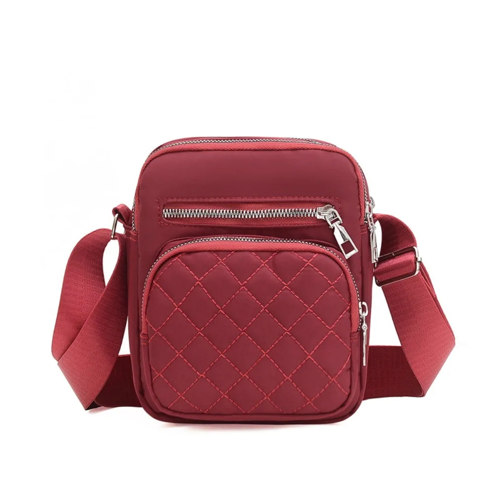 Elegant Nylon Crossbody Bag Multi-layer Grid Classic Mid-aged Shoulder Bag Large Capacity Casual Women Messenger Bag Daily
Elegant Nylon Crossbody Bag Multi-layer Grid Classic Mid-aged Shoulder Bag Large Capacity Casual Women Messenger Bag Daily