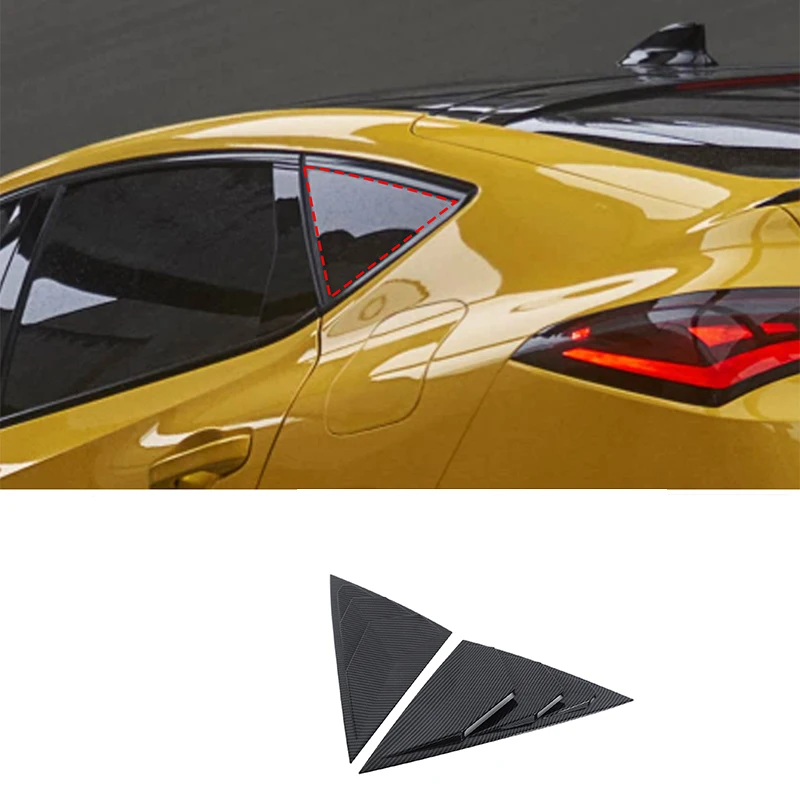 For Acura Integra 2023-2024 rear triangle window blinds Car rear window blinds stickers ABS carbon fiber pattern 2pcs
For Acura Integra 2023-2024 rear triangle window blinds Car rear window blinds stickers ABS carbon fiber pattern 2pcs