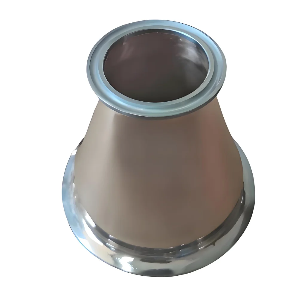 Clamp 6"(OD168mm) x 4" (OD119mm)Copper Reducer,Copper Cone for onion head Tri-clamp Reducer.Distillation.Dephlegmator, Reflux
Clamp 6"(OD168mm) x 4" (OD119mm)Copper Reducer,Copper Cone for onion head Tri-clamp Reducer.Distillation.Dephlegmator, Reflux