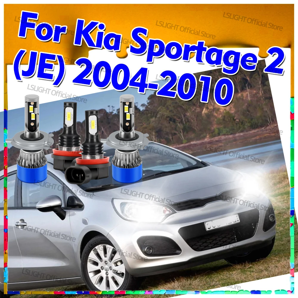2/4x 6000K светодиодные противотуманные фары 3570 CSP для Kia Sportage 2 (JE) 2004-2010, лампы ближнего/дальнего света, 20000 лм
2/4x 6000K светодиодные противотуманные фары 3570 CSP для Kia Sportage 2 (JE) 2004-2010, лампы ближнего/дальнего света, 20000 лм