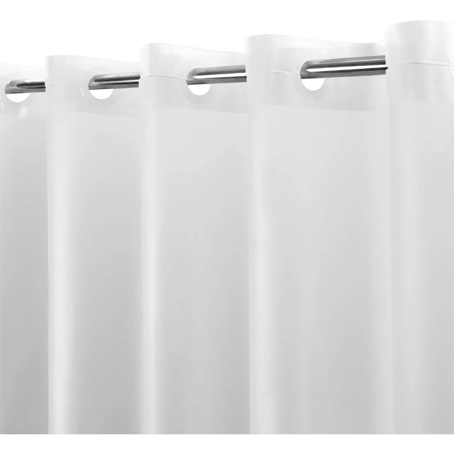 No Hook PEVA Shower Curtain or Liner - 8G Heavy Duty Frosted Bathroom Shower Curtain No Hooks Required, Waterproof, Standard
No Hook PEVA Shower Curtain or Liner - 8G Heavy Duty Frosted Bathroom Shower Curtain No Hooks Required, Waterproof, Standard