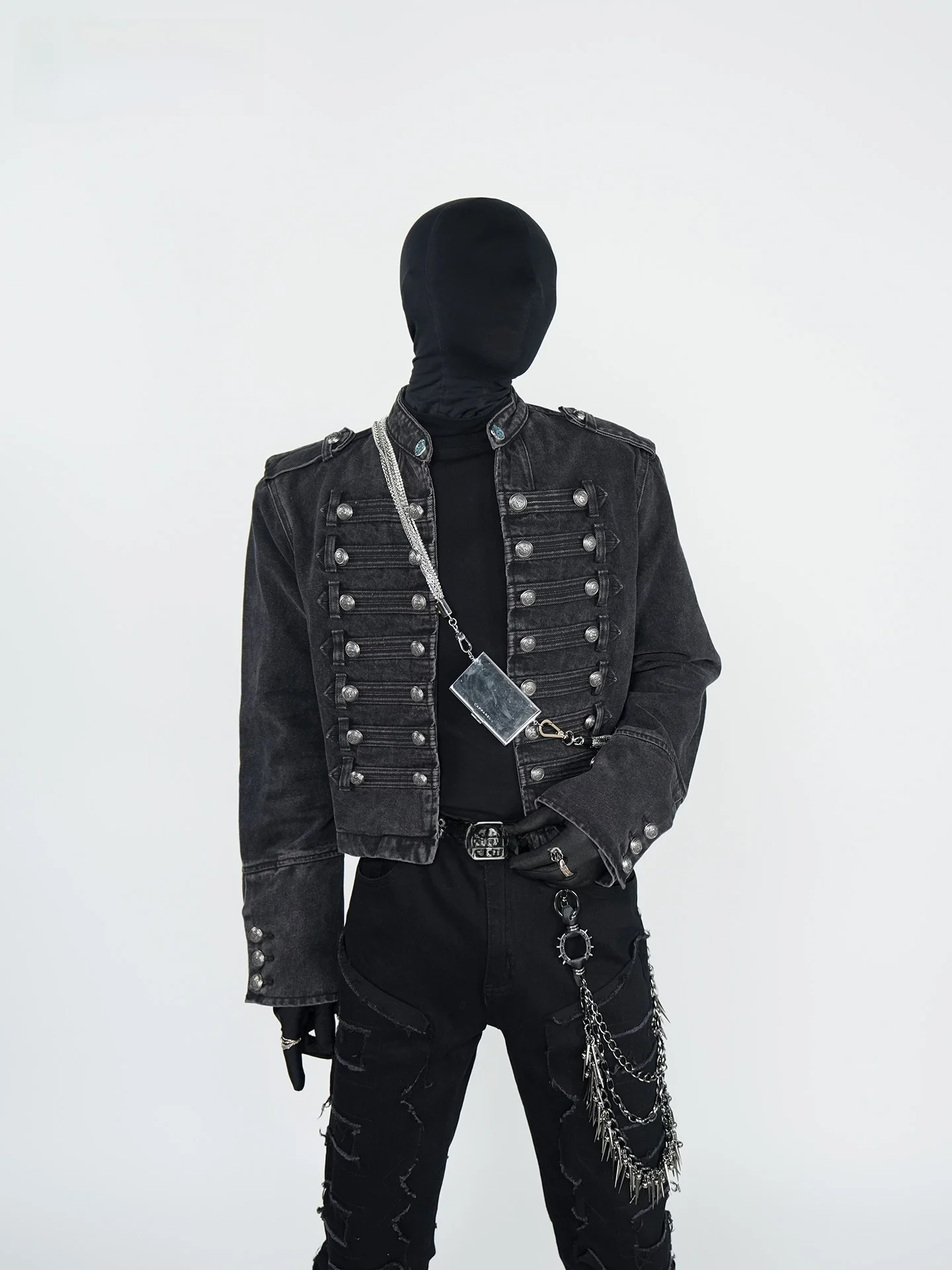 VE2 Men's Short Shoulder Knight Style Denim Jacket Retro Feel Performances Stage Wear Breathable Cotton Spring Autumn Outerwear
VE2 Men's Short Shoulder Knight Style Denim Jacket Retro Feel Performances Stage Wear Breathable Cotton Spring Autumn Outerwear