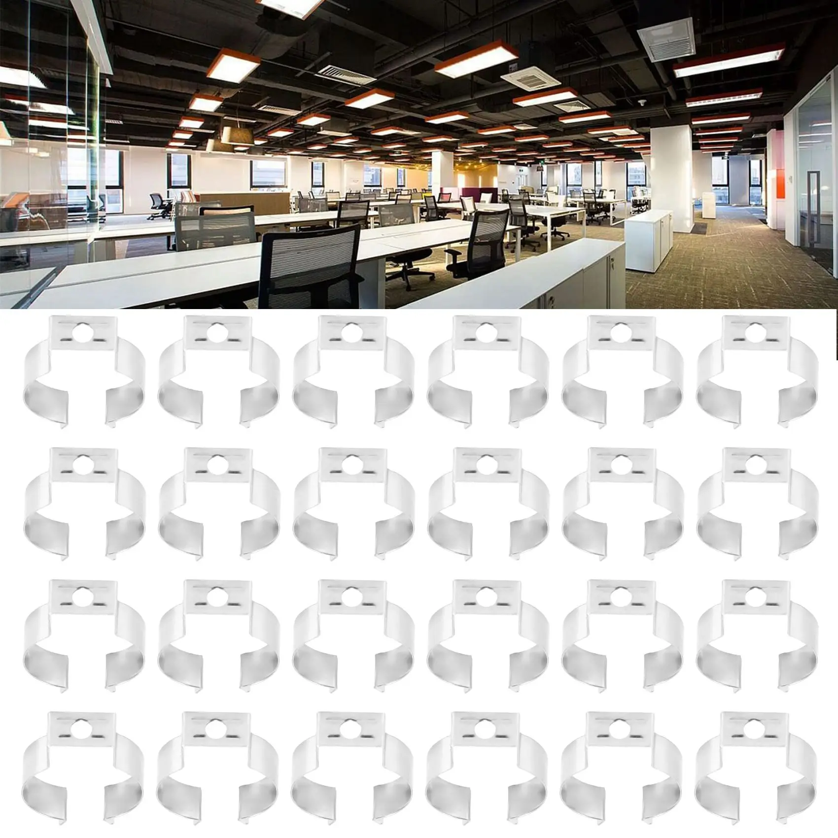 BHBD-120Pcs T8 LED Light Bulbs U Clips Holder Fluorescent Tube Lamp Bracket
BHBD-120Pcs T8 LED Light Bulbs U Clips Holder Fluorescent Tube Lamp Bracket